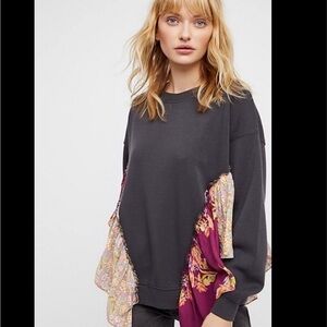 🖤Free People | She’s Just Cute Pullover Sweatshirt